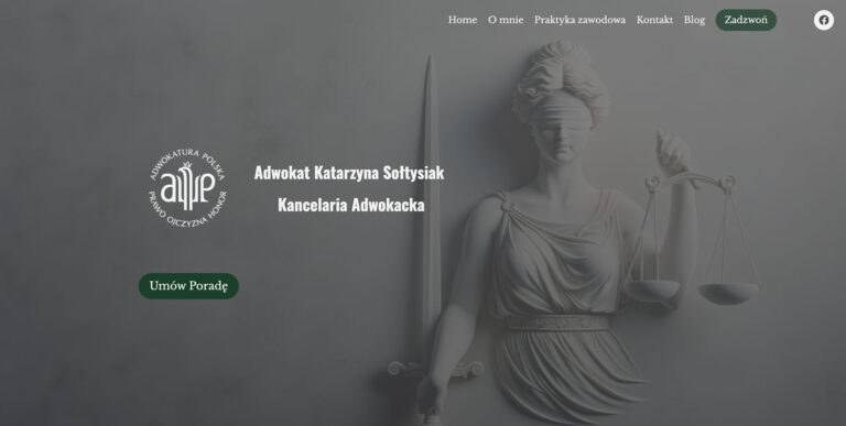Strona internetowa dla adwokata